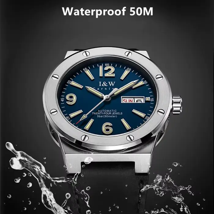Carnaval IW montre mécanique pour hommes marque de luxe automatique