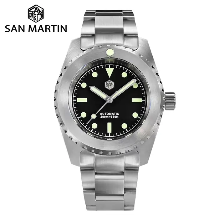 San Martin – montre de plongée rétro pour hommes