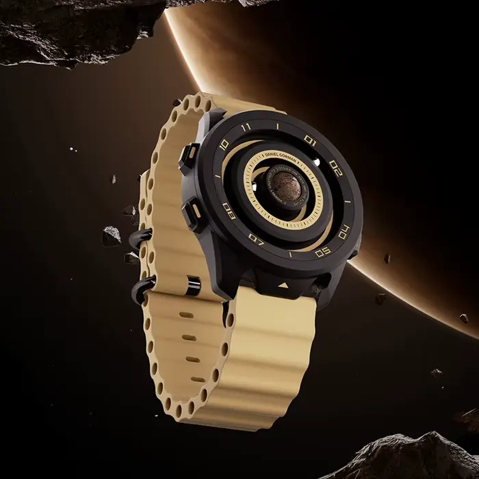 Montre à quartz magnétique analogique pour homme