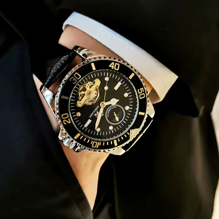 Montres pour hommes AOKULASIC Tourbillon