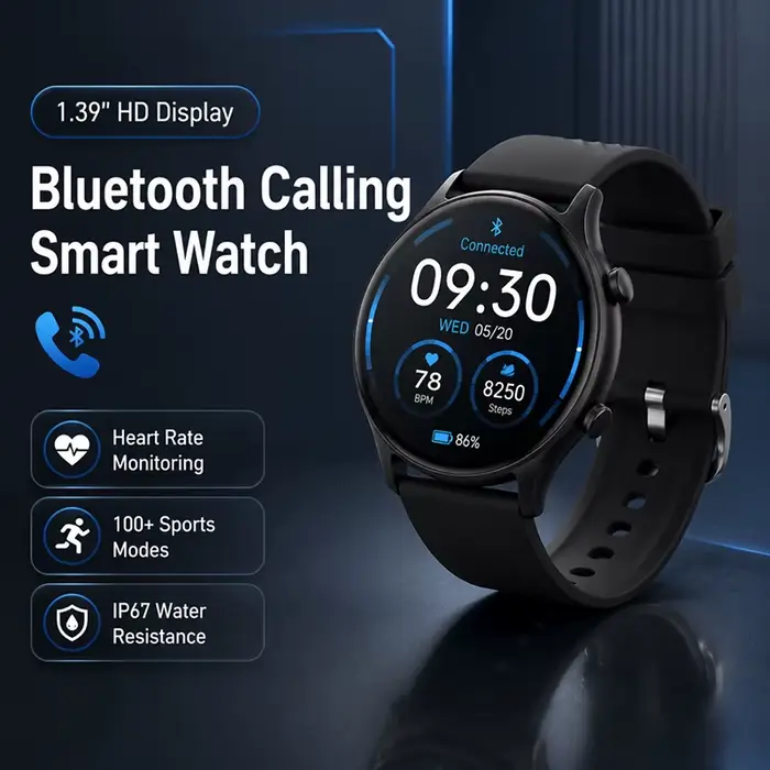 Montre connectée multifonctionnelle 2026 avec écran HD 1