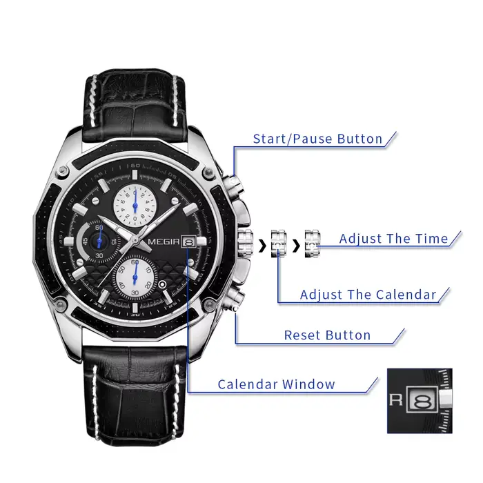 Montres à quartz MEGIR 2015G