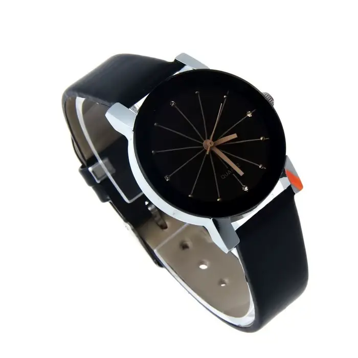 Couple amoureux montres Quartz cadran horloge en cuir PU montre-bracelet Relojes montre femmes hommes mode luxe Relogio Feminino Saat