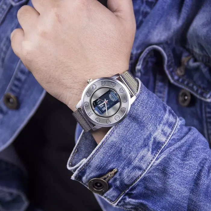 Montre-bracelet personnalisée pour homme