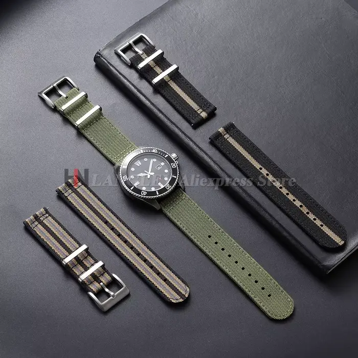 Bracelet de montre en nylon de qualité supérieure pour Tudor