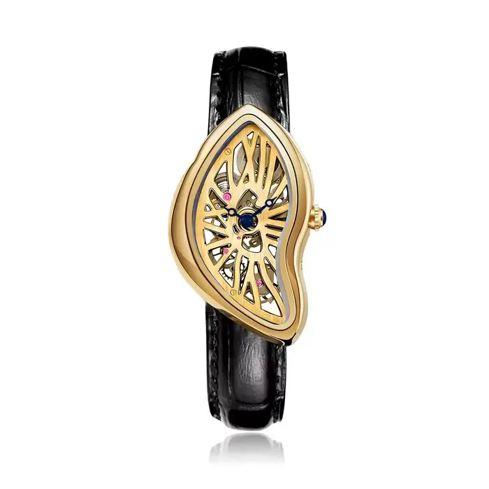 Montre pour homme au design unique torsadé