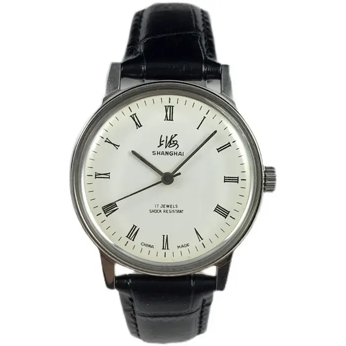 Inventaire Original 8120 type tout en acier cadran blanc romain montre mécanique manuelle pour hommes d'un diamètre de 36mm