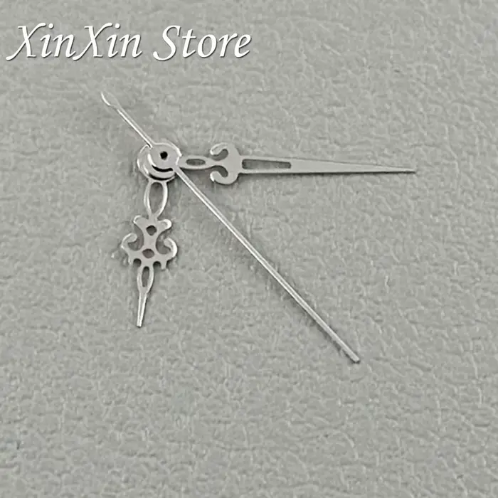 Aiguilles de montre en forme de flocon de neige creux, argent, or, Rose, sans Lume, pour NH34 NH35 N