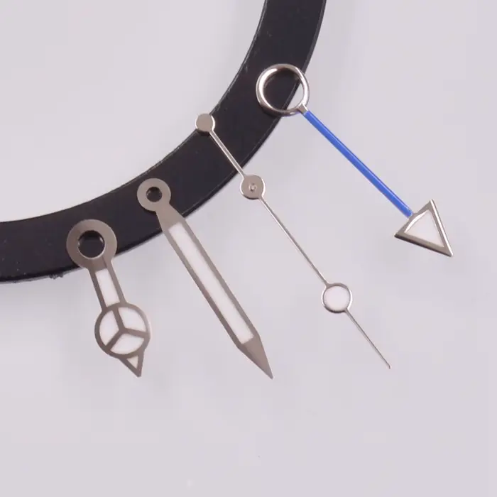 NH34 GMT montre aiguilles ajustement NH34A mouvement automatique montre-bracelet pour hommes vert lu