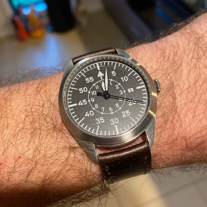 Flieger Montre pilote A Type B aviateur champ automatique Reloj Piloto Relogio Montre-bracelet mécan