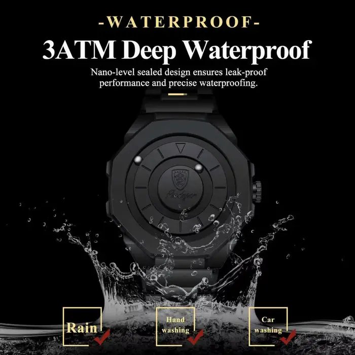 POEDAGAR haute qualité montre de luxe pour hommes étanche mode homme montre-bracelet affaires en acier inoxydable