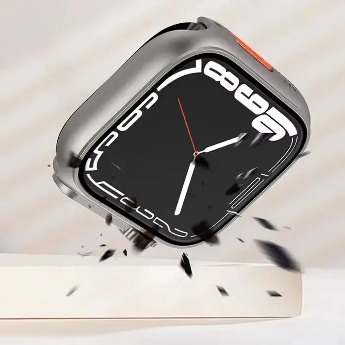 Protection en plastique pour Apple Watch Series 10 11 9 8 7 SE 6 5 avec design résistant et variété de couleurs pour homme et femme pour toutes les occasions