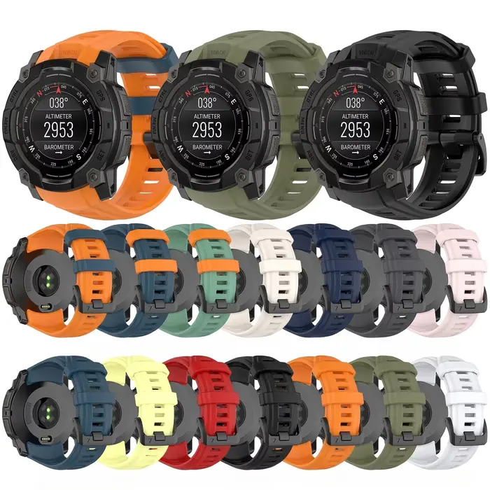 Bracelet de montre à boucle en Silicone