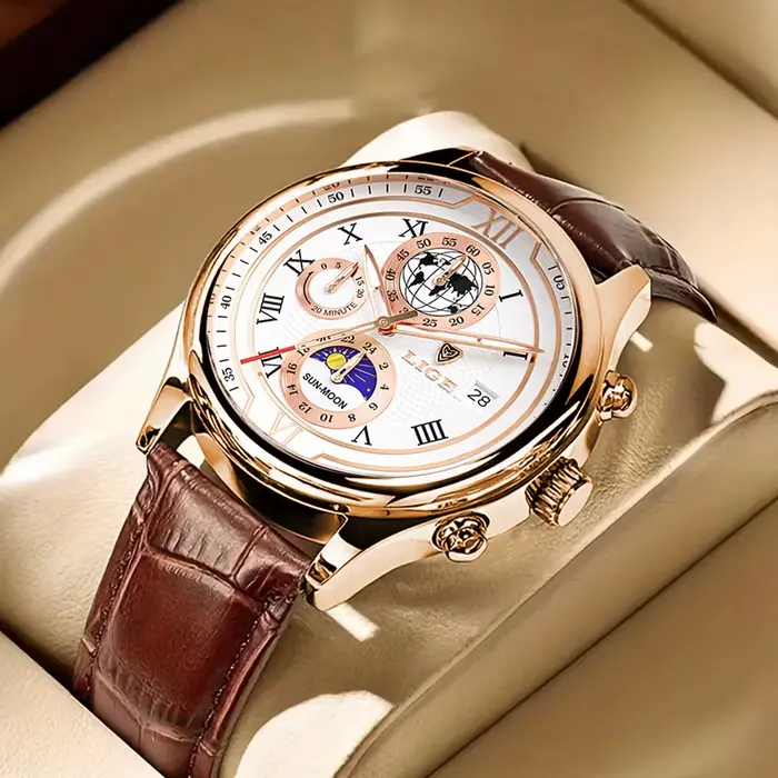 Montre de mode LIGE 2026 pour hommes