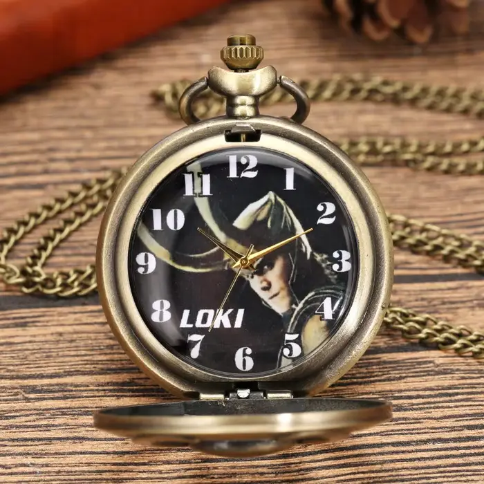 Montre de poche à Quartz Vintage pour hommes et femmes