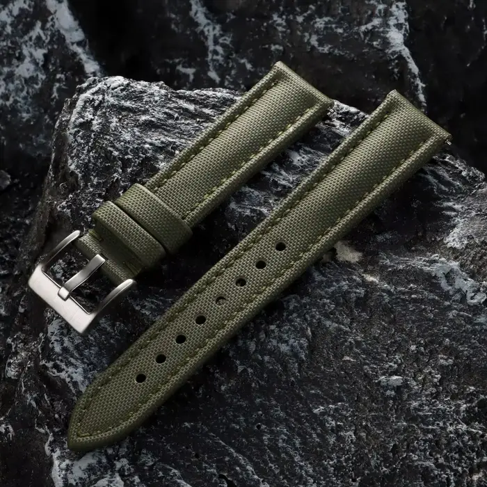 Bracelet de montre en tissu voile pour toile de Nylon Blancpain 18mm 19mm 20mm 21mm 22mm bracelet de
