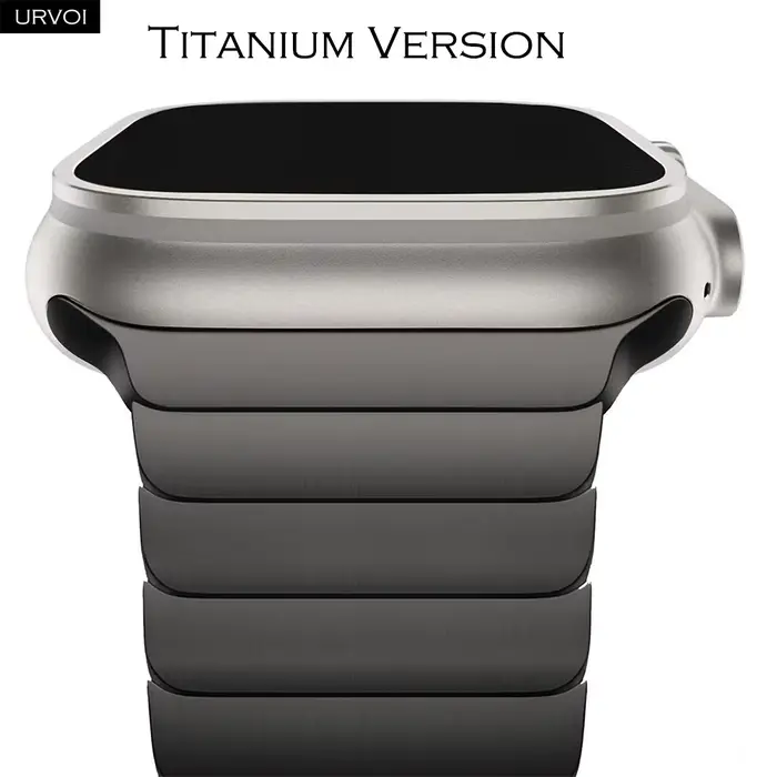 URVOI – bracelet à maillons en titane pour Apple Watch Ultra 3 2 Series 11 10 9 8 7 SE