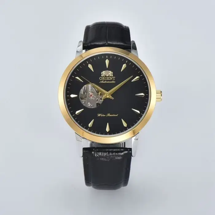 Montre sport automatique unisexe DFDG Orient avec cadran squelette résistante à l'eau pour hommes et femmes occasions sportives et voyages