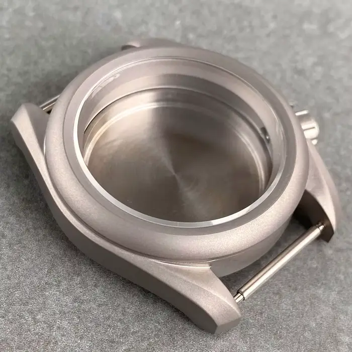 Boîtier de montre en titane sablé 40mm compatible avec mouvements NH35A NH36A NH38 ETA2824 PT5000 ST2130 SW200 étanche 20ATM pour homme femme occasions spéciales