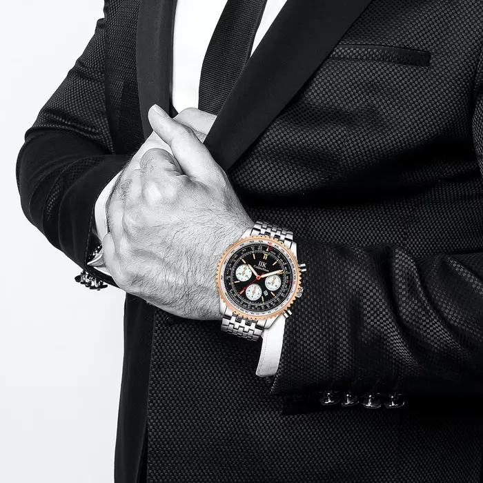 Montre Homme Originale 2026 Classique Multifonction en Acier Inoxydable Automatique avec Date