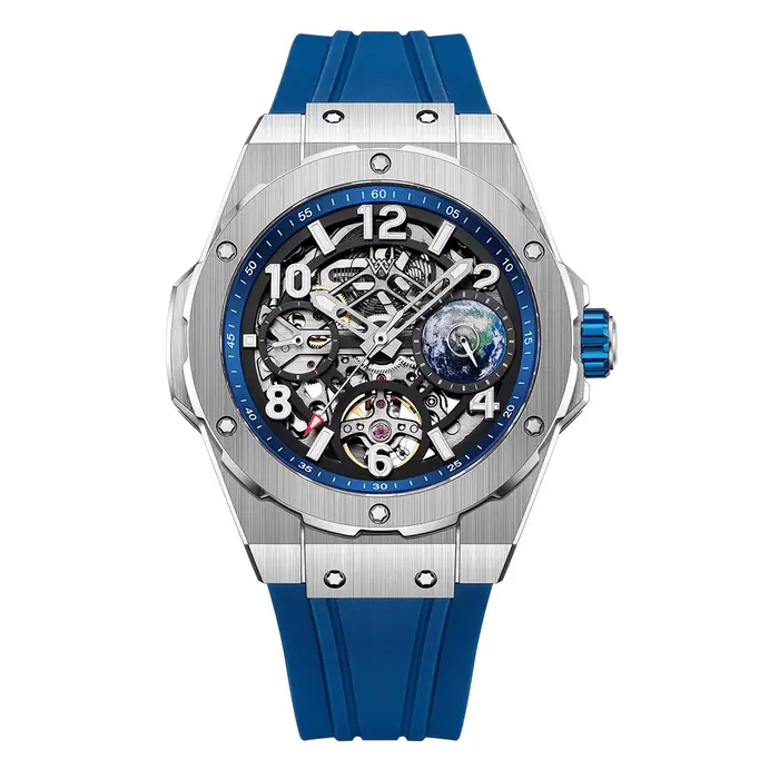 WM montre automatique montres mécaniques étanche multifonctionnel affaires hommes