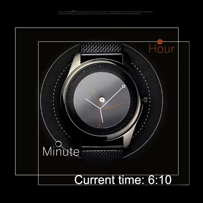Enmex-Montre-Bracelet à Quartz pour Homme