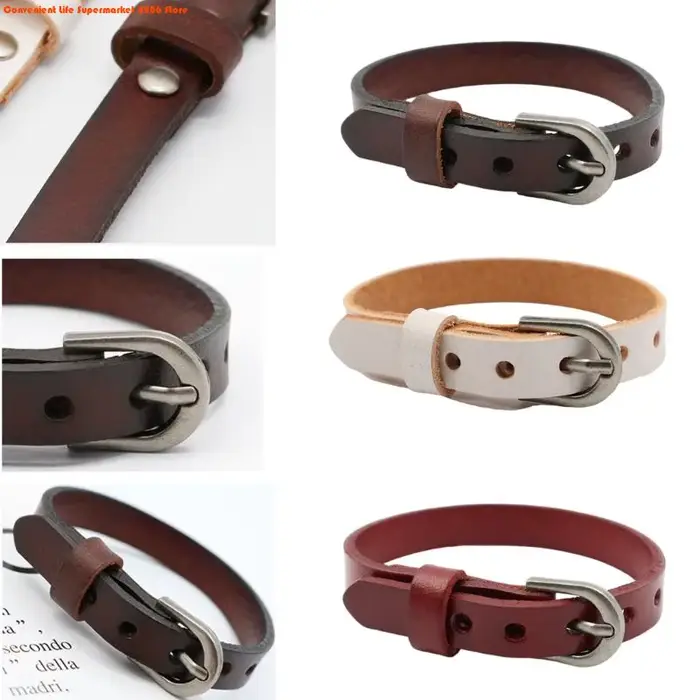 Bracelet en cuir fait à la main