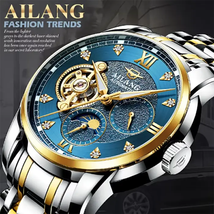 Montre mécanique automatique pour homme AILANG