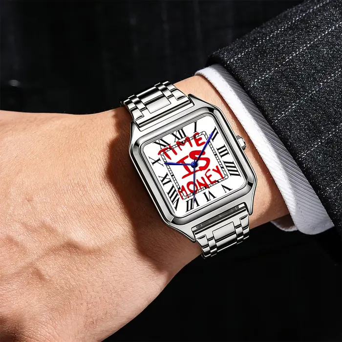 TIME IS MONEY Montre à quartz pour homme