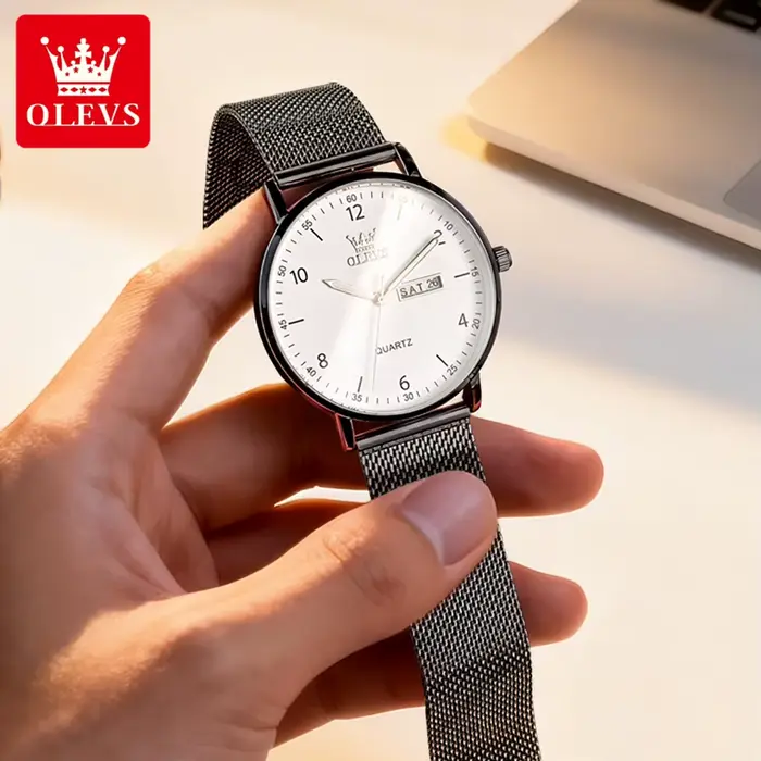 Montres à quartz originales OLEVS pour hommes