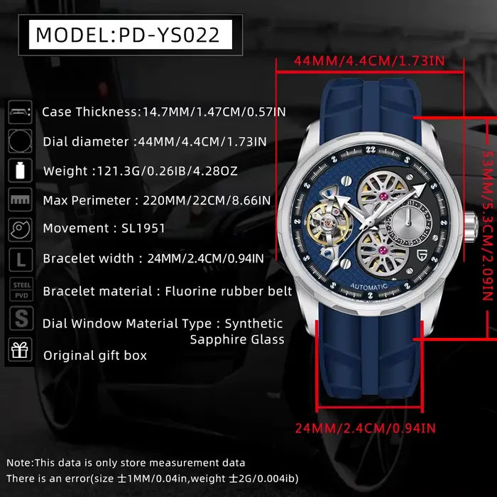 Nouvelle Montre de Luxe Pagani Design 2026 Montre Automatique Mécanique Tourbillon Montre de Sport Étanche Pour Hommes Occasions Spéciales