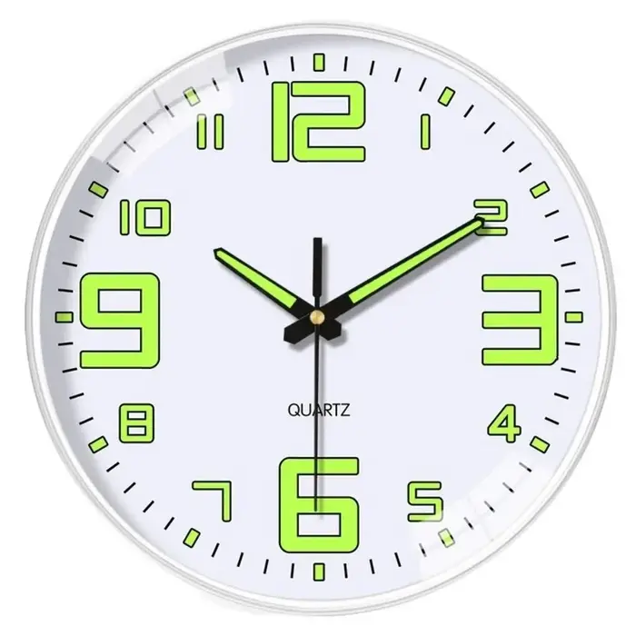 Horloge murale silencieuse à quartz pour la décoration du salon