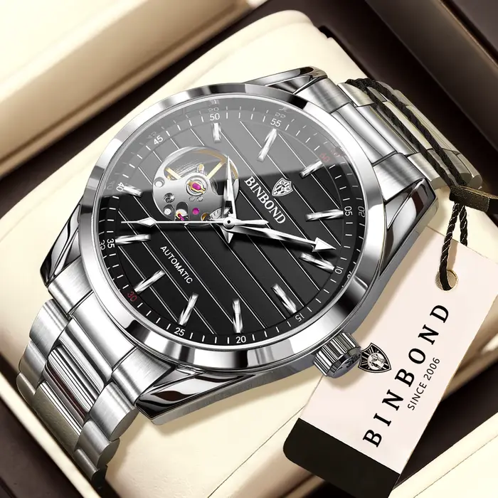 Montres mécaniques originales BINBOND pour hommes