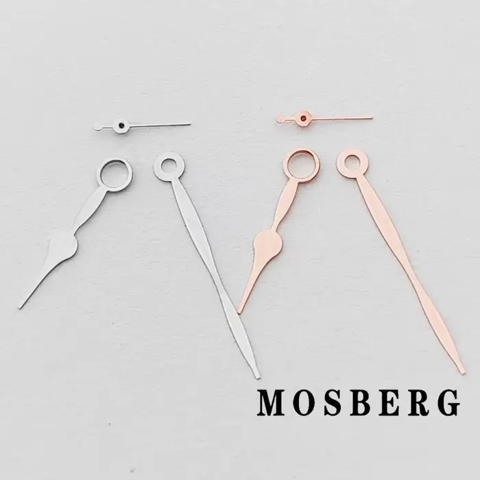 Aiguilles de montre en argent