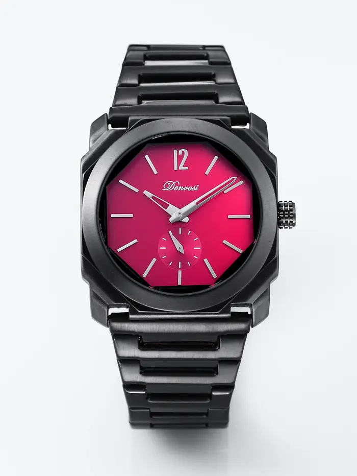 Montre DENVOSI de luxe pour homme à cadran octogonal - Style extrêmement simple