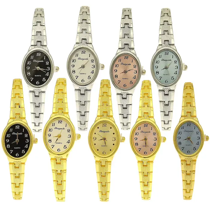 Montre CYD CHAOYADA Luxe Vintage Quartz Femme Occasions Spéciales Elégante Polyvalente Bracelet Doré