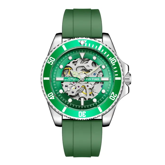 Montre squelette de luxe pour homme