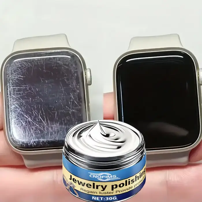 Pâte à polir pour montres – Instantané : restaurateur multi-surfaces pour montres/bijoux/cadres de téléphone