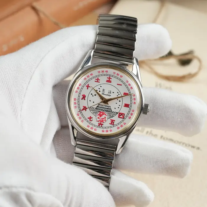Montre de marque Diamond pour homme 38MM et montre-bracelet mécanique manuelle étanche commémorative