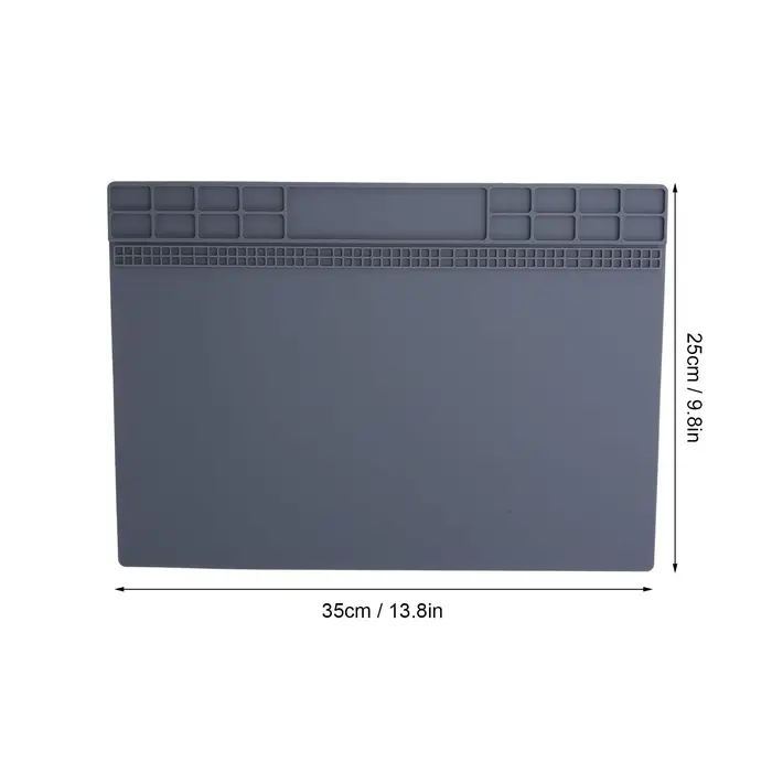 Tapis en caoutchouc antidérapant pour table de réparation de montres