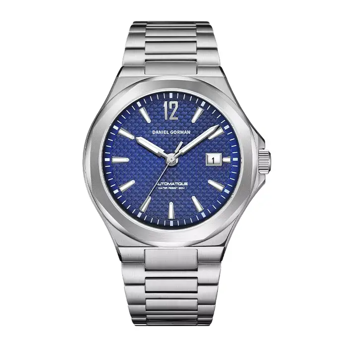 Montre automatique Daniel Gorman NH35 édition limitée en acier inoxydable avec verre saphir pour homme et femme occasions spéciales