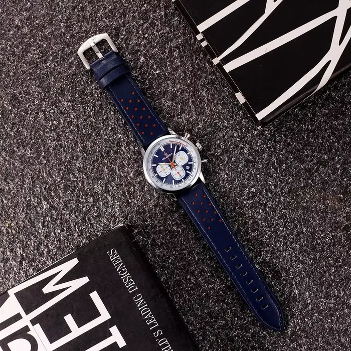 INCASEDA chronographe 42mm mouvement à quartz multifonctionnel série de luxe pour hommes montre