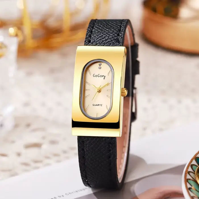 Nouvelle marque femmes montre mode cadran rectangulaire