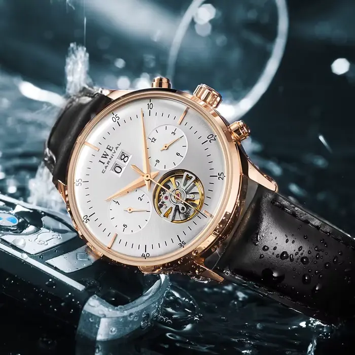 Montre carnaval mécanique robe montres pour hommes marques de luxe saphir automatique