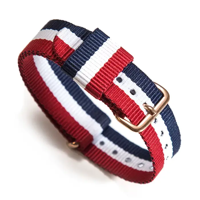 Pour Daniel Wellington bracelet de montre Original avec Milan femme exquis respirant Nylon toile accessoires 18 20 22mm