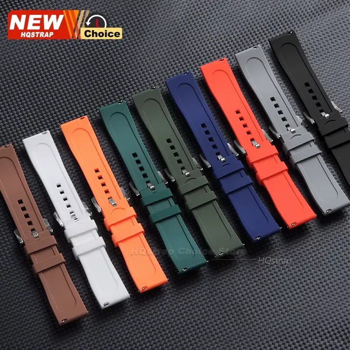 Bracelet de montre en silicone sport 20 mm 22 mm