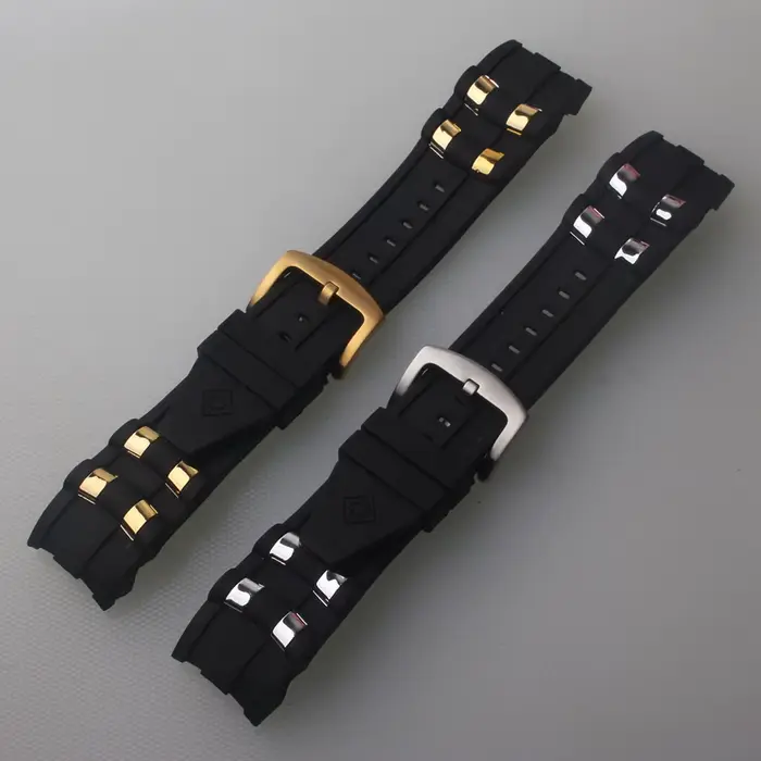 Bracelet de montre en caoutchouc pour hommes 26mm