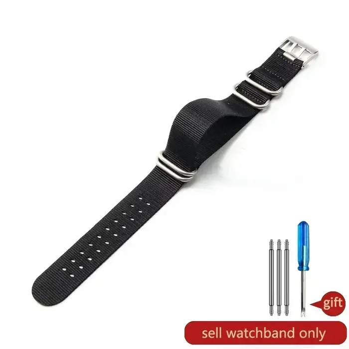Bracelet de montre en nylon perlon pour homme résistant à l'eau compatible avec Shoox 3051 et 3150 pour activités sportives et occasions spéciales