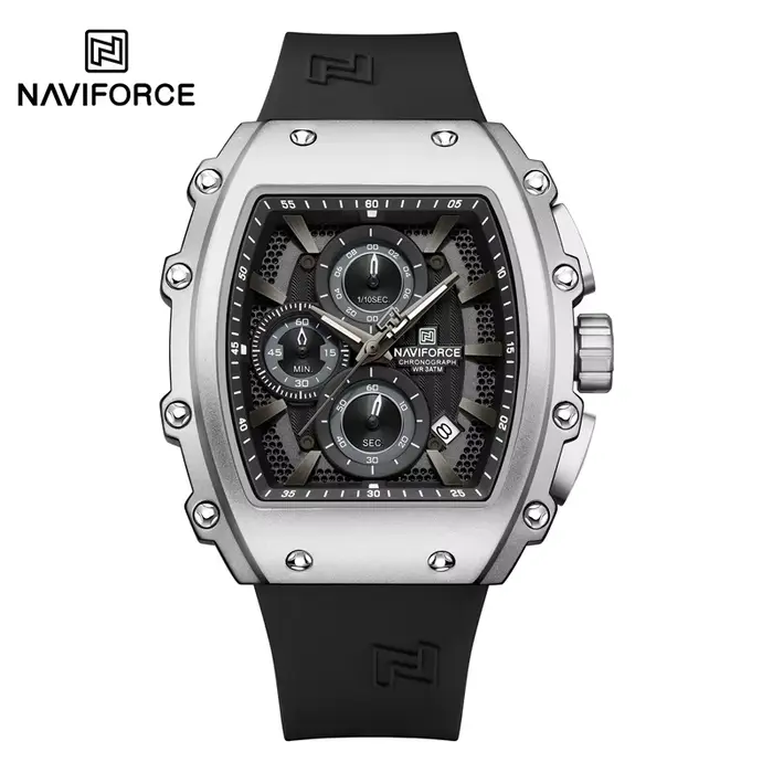NAVIFORCE à la mode 2025 montres pour hommes multifonctionnel 30M étanche sport Quartz bracelet en S