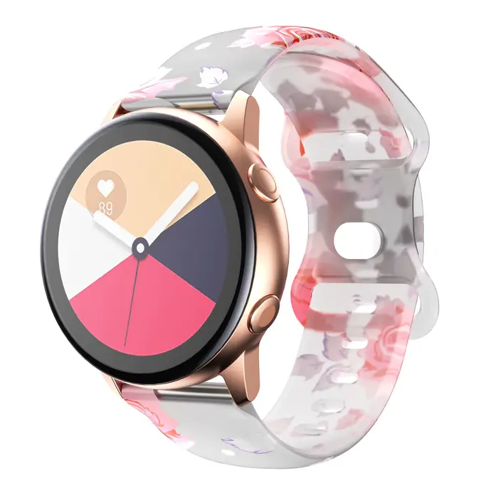 Bracelet de montre pour Garmin en silicone élégant et confortable pour femmes occasions quotidiennes et sportives